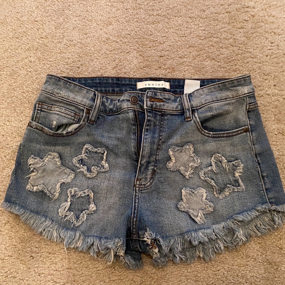 Eunina high rise cut off shortie